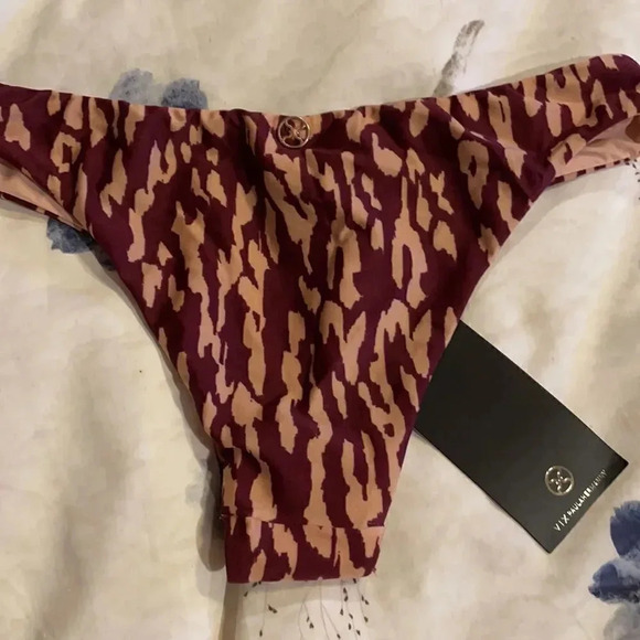 Vix Brasil Swim Bottoms Animal Print NWT Designer Luxury Stunning - Picture 7 of 7